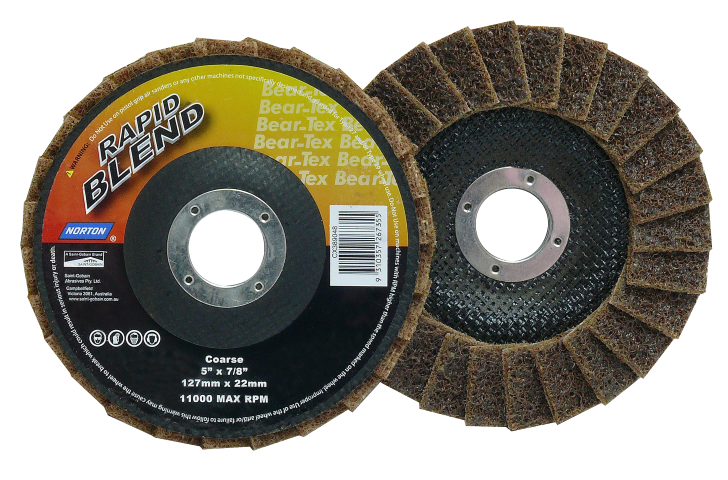 NORTON BEARTEX FLAP DISC 127 X 22 COARSE 